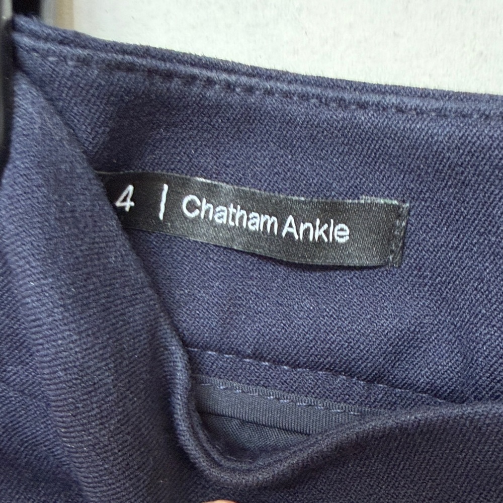 Talbots Navy Chatham Ankle Pant - Picture 3 of 5